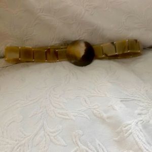 Water buffalo horn belt